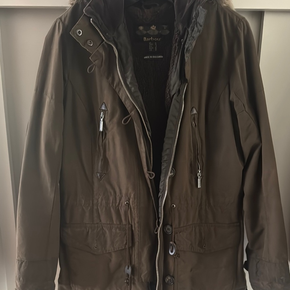Barbour Brown Military Field Jacket
